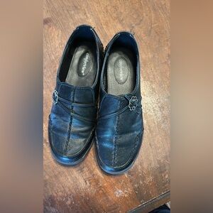 Womens black loafers